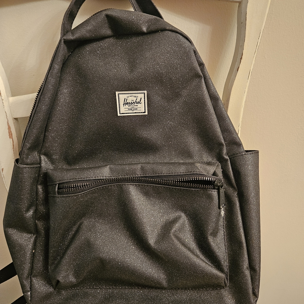 Herschel Supply Company Black Glitter Women's Backpack
